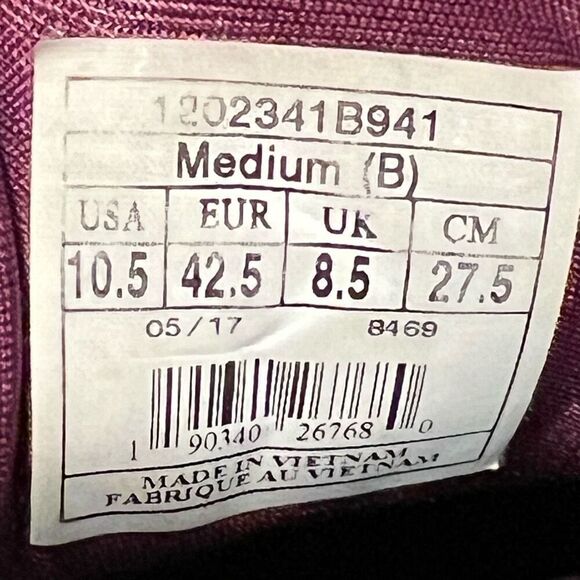 Womens BROOKS Launch 4 Beet Purple Running Shoes / Size 10.5 Medium - Picture 8 of 9